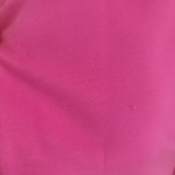 Poof Apparel Mesh Sequenced Hot Pink Bodycon Dress - Large, runs small - Picture 7 of 11